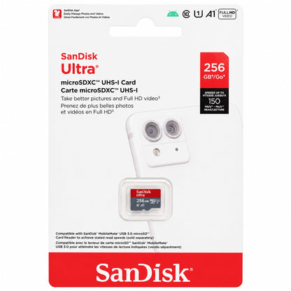 SanDisk Ultra 256GB microSDXC UHS-I Memory Card