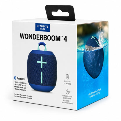 Ultimate Ears WONDERBOOM 4 Portable Bluetooth Speaker - Blue