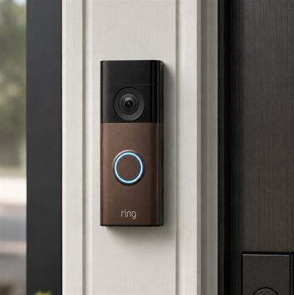 Ring Battery Doorbell (2nd Gen) - Retinal 2K (Matte Mocha)