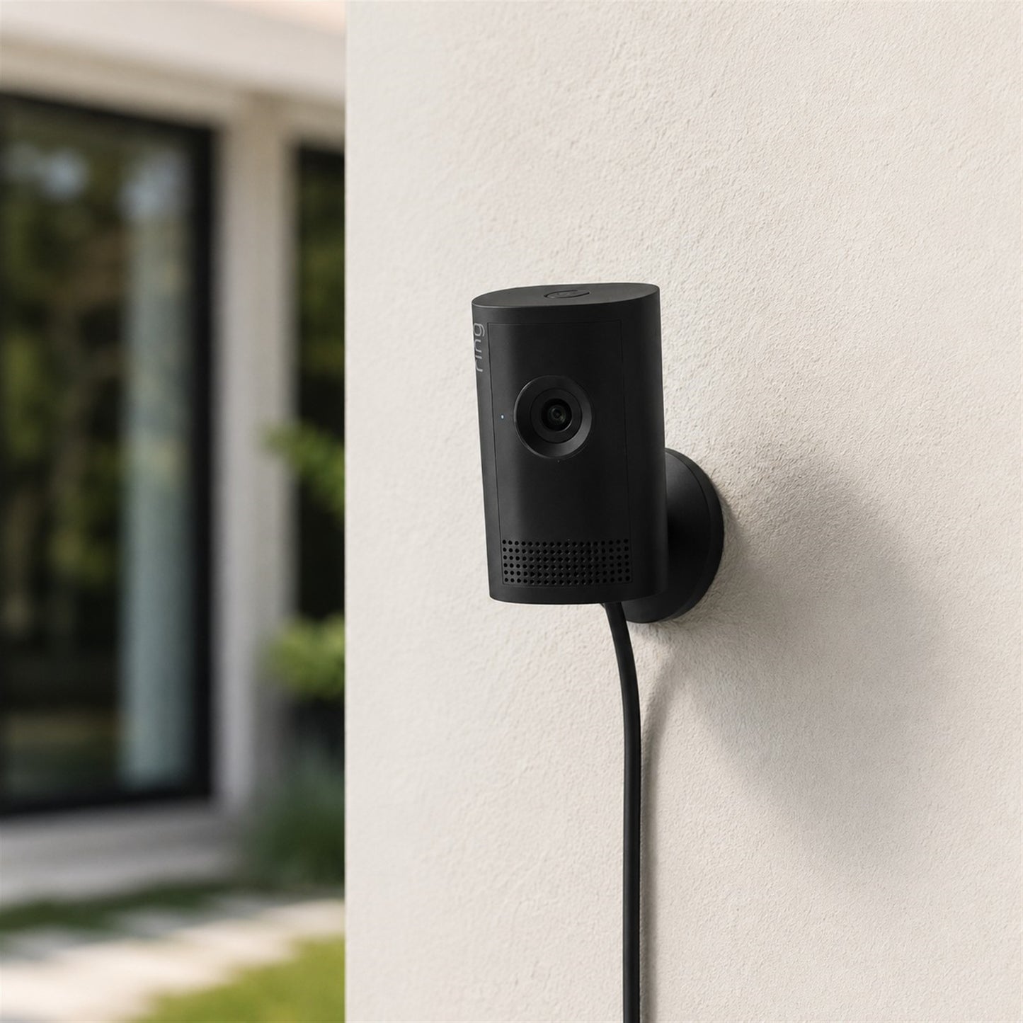 Ring Indoor Cam Plus - Retinal 2K Plug-In Security Camera (Black)