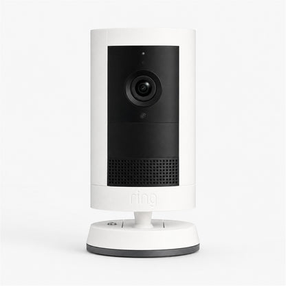 Ring Outdoor Cam Plus Battery, Retinal 2K Security Camera - White