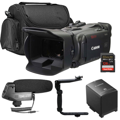 Canon XA60 Professional UHD 4K Camcorder PAL with Genuine Canon BP-820 Lithium-Ion Battery Pack Professional Video Bundle