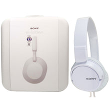Sony WH-1000XM5 Noise-Canceling Wireless Over-Ear Headphones (Silver) with MDR-ZX110 On-Ear Wired Headphones