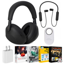 Sony WH-1000XM6 Wireless Noise Canceling Headphones Black Audio Bundle