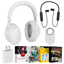 Sony WH-1000XM6 Wireless Noise Canceling Over-Ear Headphones - Silver Audio Bundle