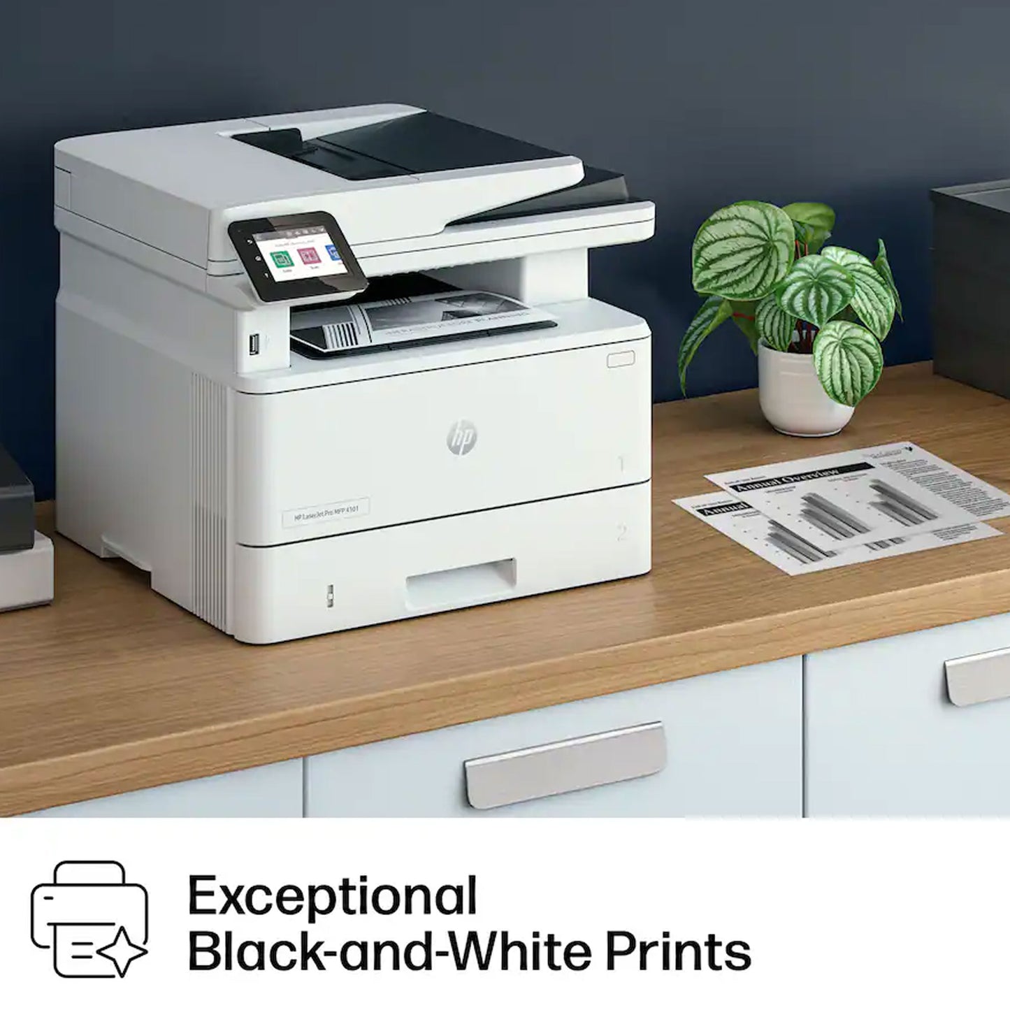 HP LaserJet Pro MFP 4101fdw All-in-One Monochrome Wireless Laser Printer