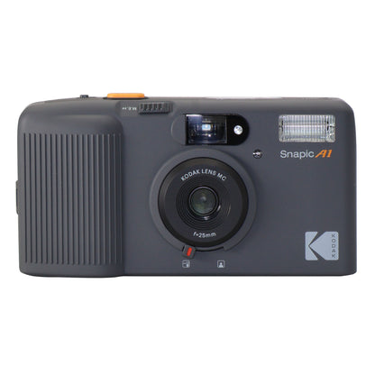 Kodak Snapic A1 35mm Film Camera (Rhino Gray) + 200 Color Negative Film, 36 Exp