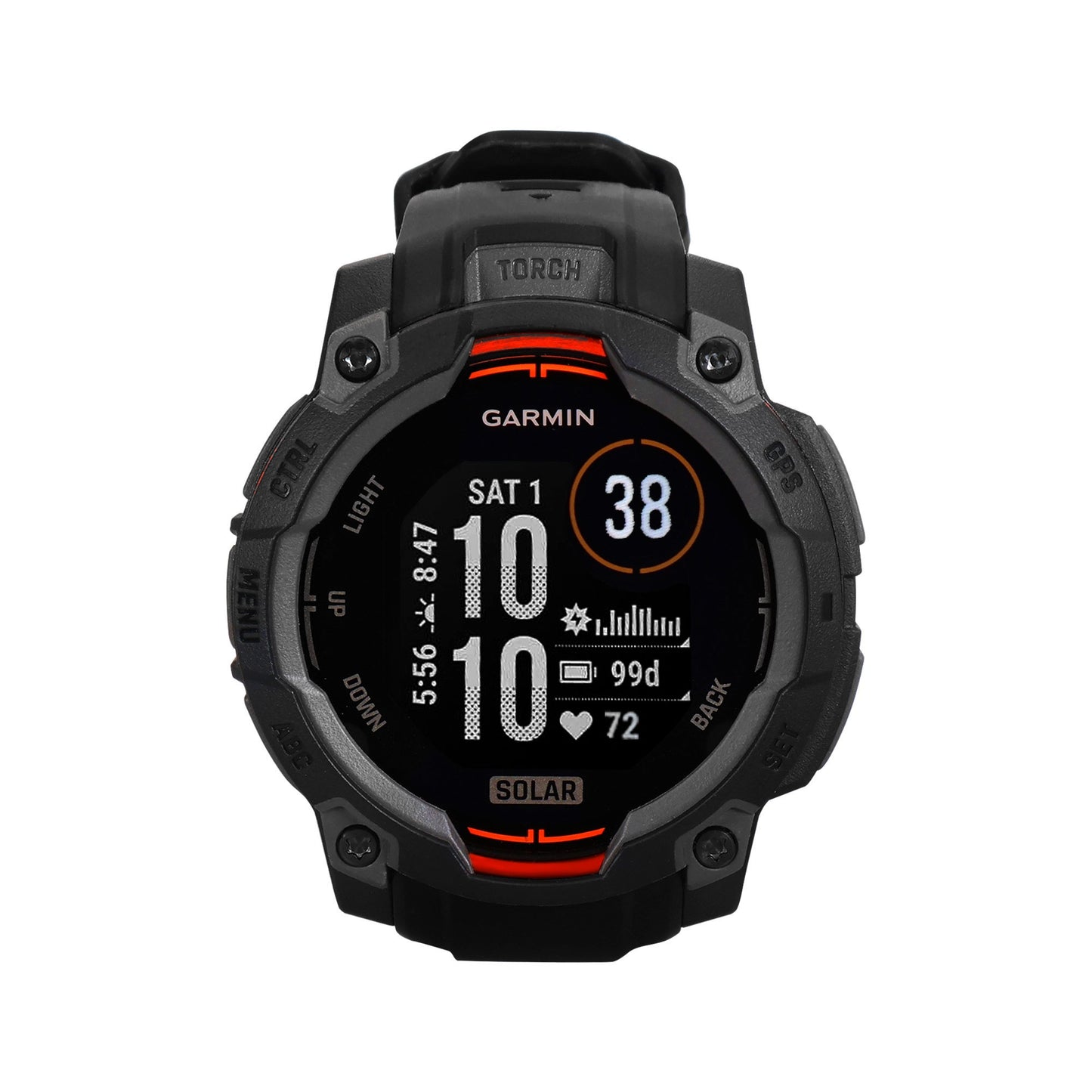 Garmin Instinct 3 Solar Rugged Outdoor GPS Smartwatch - 45mm, Silicone Band (Black) + 2 Year Repair and Replace Protection Plan