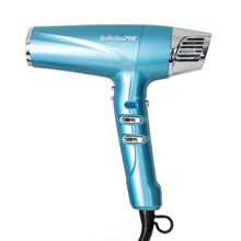BaByliss Pro Nano Titanium High-Speed Dual Ionic Hair Dryer BNT9100 (Blue) + 1" Full-Size & 1" Compact Ultra-Thin Flat Iron Prepack BNTPP84