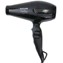 BaByliss Pro Portofino 2000 Watts Dryer Black #BPOR1 + Porcelain Ceramic Limited Edition Straightening Iron 1" and Spring Curling Iron 1¼" Styling Set