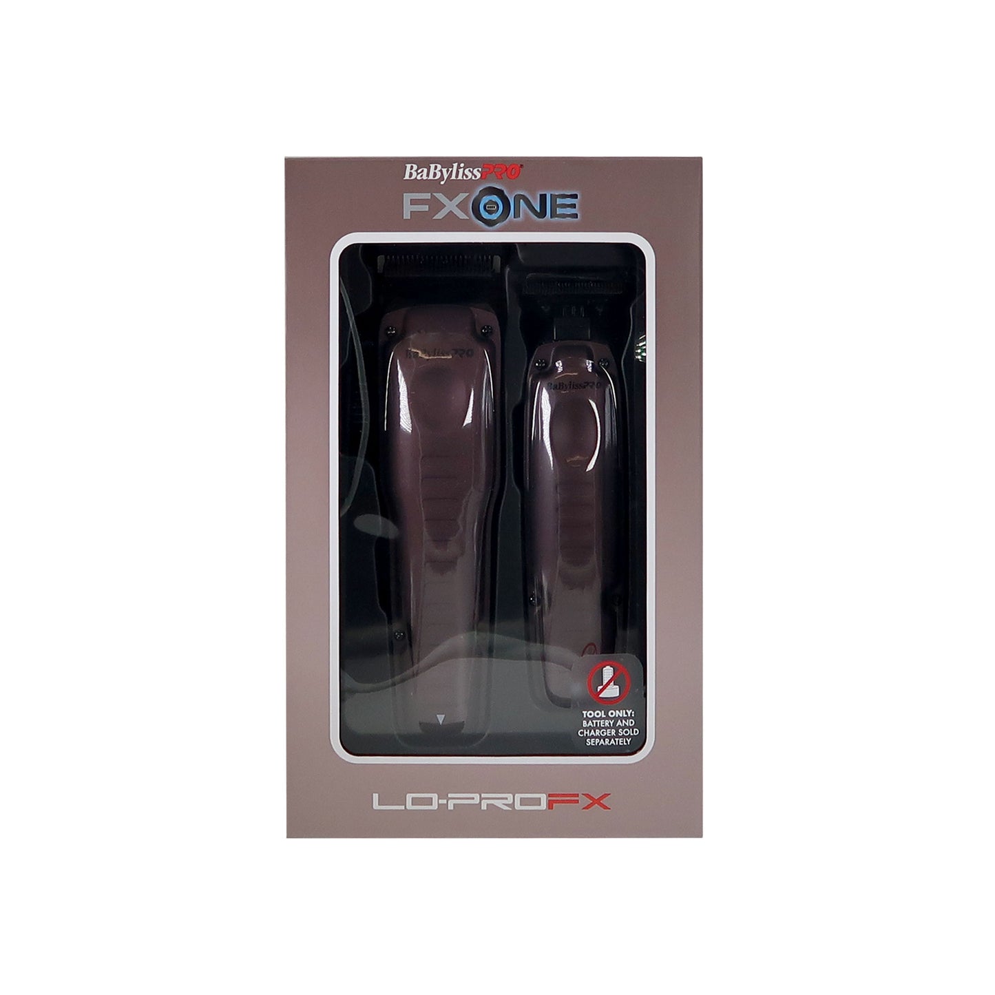 BaByliss Pro FXONE LO-PROFX Clipper & Trimmer Prepack - Midnight Purple (TOOLS ONLY) #FX129PTO + Fade Brush