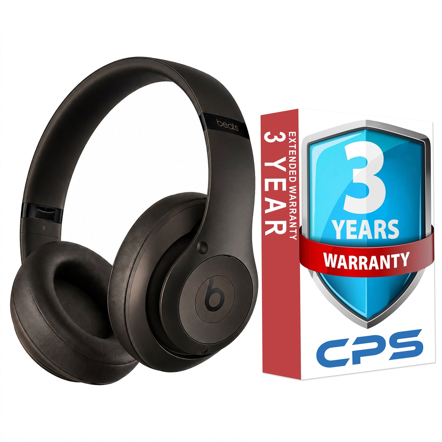 Beats Studio Pro Wireless Noise Canceling Headphones MQTT3LL/A (Deep Brown) + 3 Year Repair and Replace Protection Plan