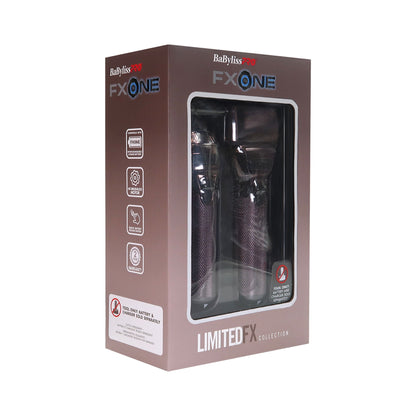 BaByliss Pro LimitedFX FXONE Nightfall Collection Trimmer & Foil Shaver FX1FSTPTO + Fade Brush