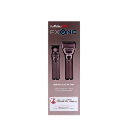 BaByliss Pro LimitedFX FXONE Nightfall Collection Trimmer & Foil Shaver FX1FSTPTO + Fade Brush