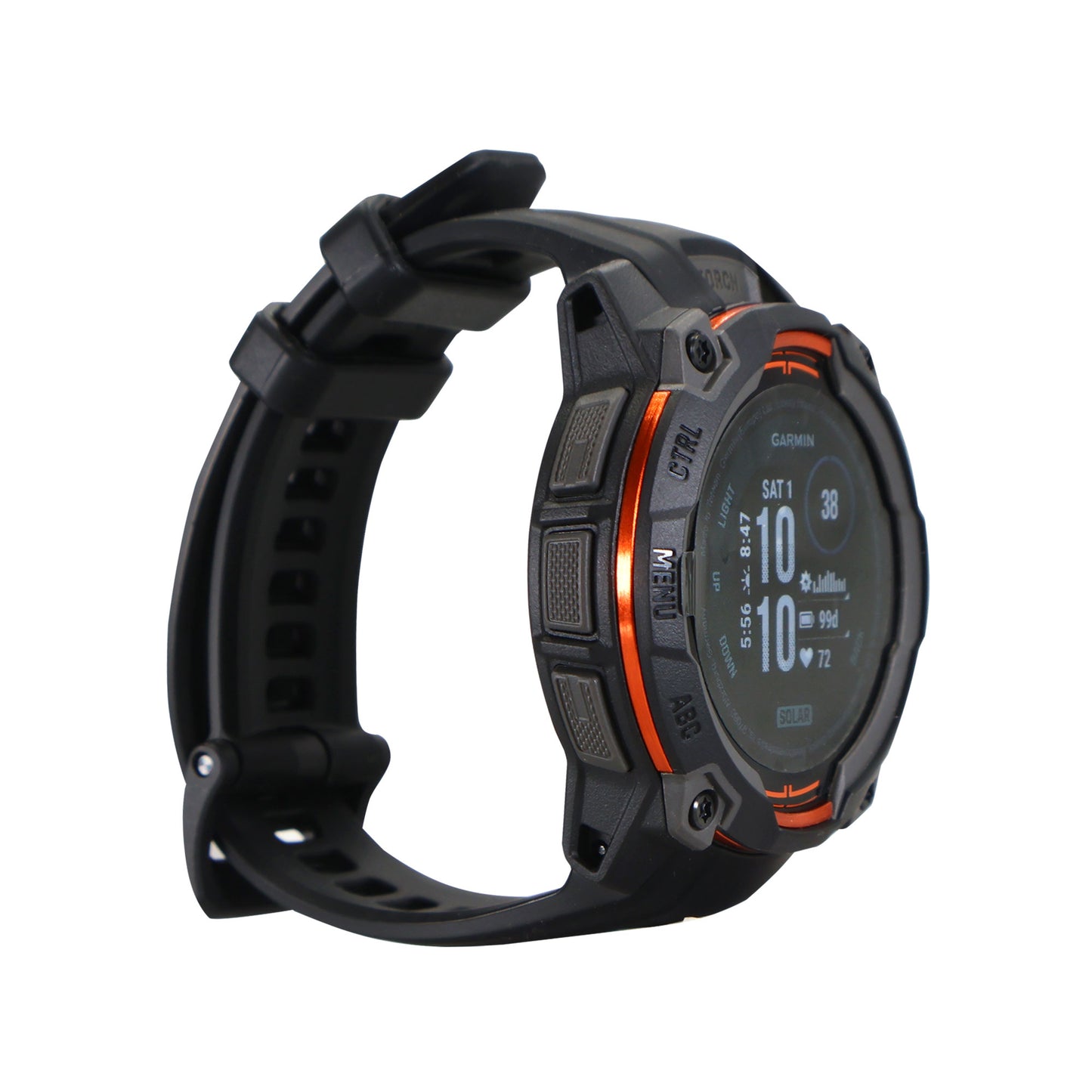 Garmin Instinct 3 Solar Rugged Outdoor GPS Smartwatch - 45mm, Silicone Band (Black) + 2 Year Repair and Replace Protection Plan