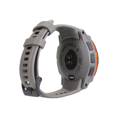 Garmin Instinct 3 Solar Rugged Outdoor GPS Smartwatch - 50mm, Silicone Band (Black) + 2 Year Repair and Replace Plan