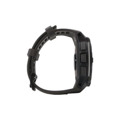 Garmin Instinct 3 AMOLED Rugged Outdoor GPS Smartwatch - 50mm, Silicone Band (Charcoal) + 2 Year Repair and Replace Protection Plan