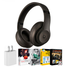 Beats Studio Pro Wireless Noise Canceling Headphones MQTT3LL/A (Deep Brown) + USB Wall Charger + Music Software Suite
