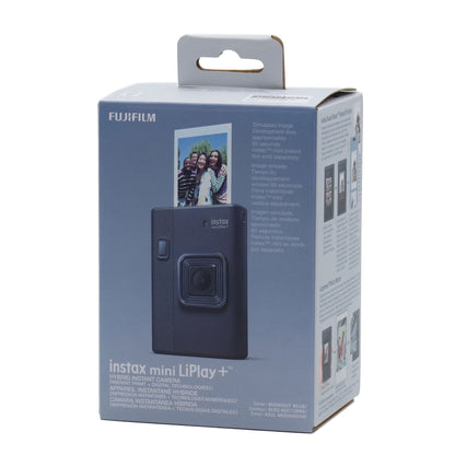 FUJIFILM instax mini LiPlay+ Hybrid Instant Camera - Midnight Blue