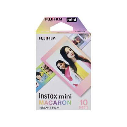 FUJIFILM instax mini LiPlay+ Hybrid Instant Camera - Midnight Blue with Instant Film (Macaron, 10 Exp)