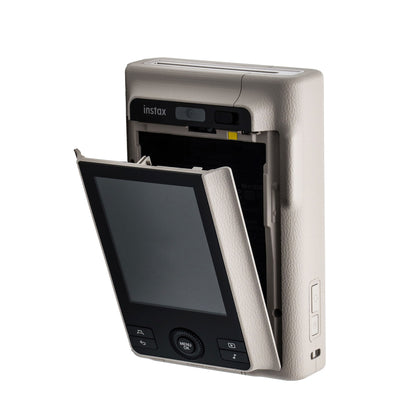 FUJIFILM instax mini LiPlay+ Hybrid Instant Camera - Sand Beige + 2x10 Film Mini Instax Film Pack