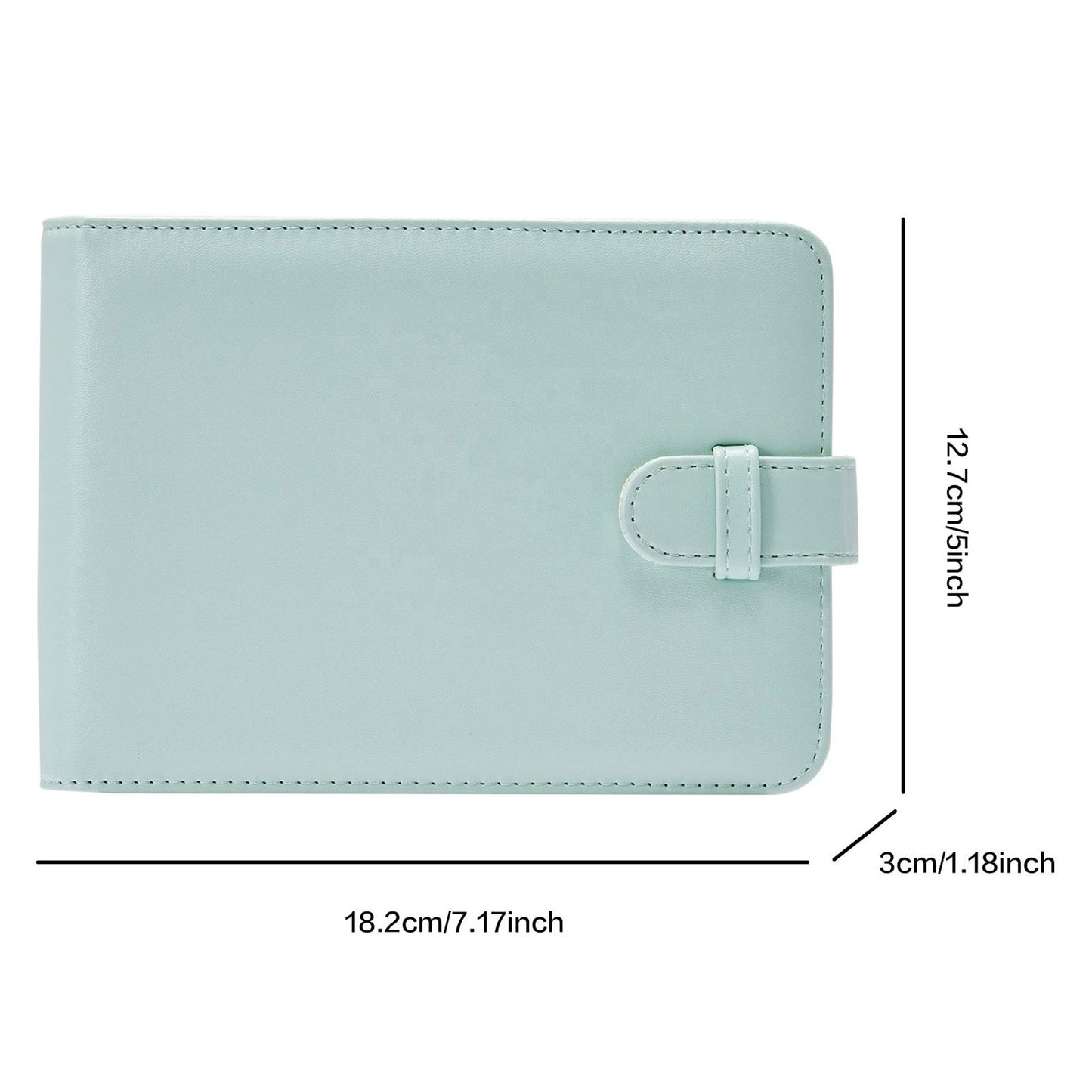 Lerp 6" 40 Pockets PU Leather Photo Storage Album (4x6 Inch, 80 Photos)