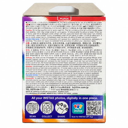 FUJIFILM instax mini Instant Film (Spray Art, 10 Exposures)
