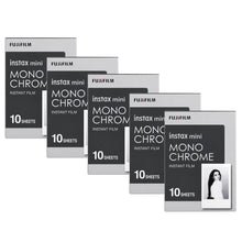 FUJIFILM instax mini Monochrome Instant Film (10 Exposures) - 5 Pack