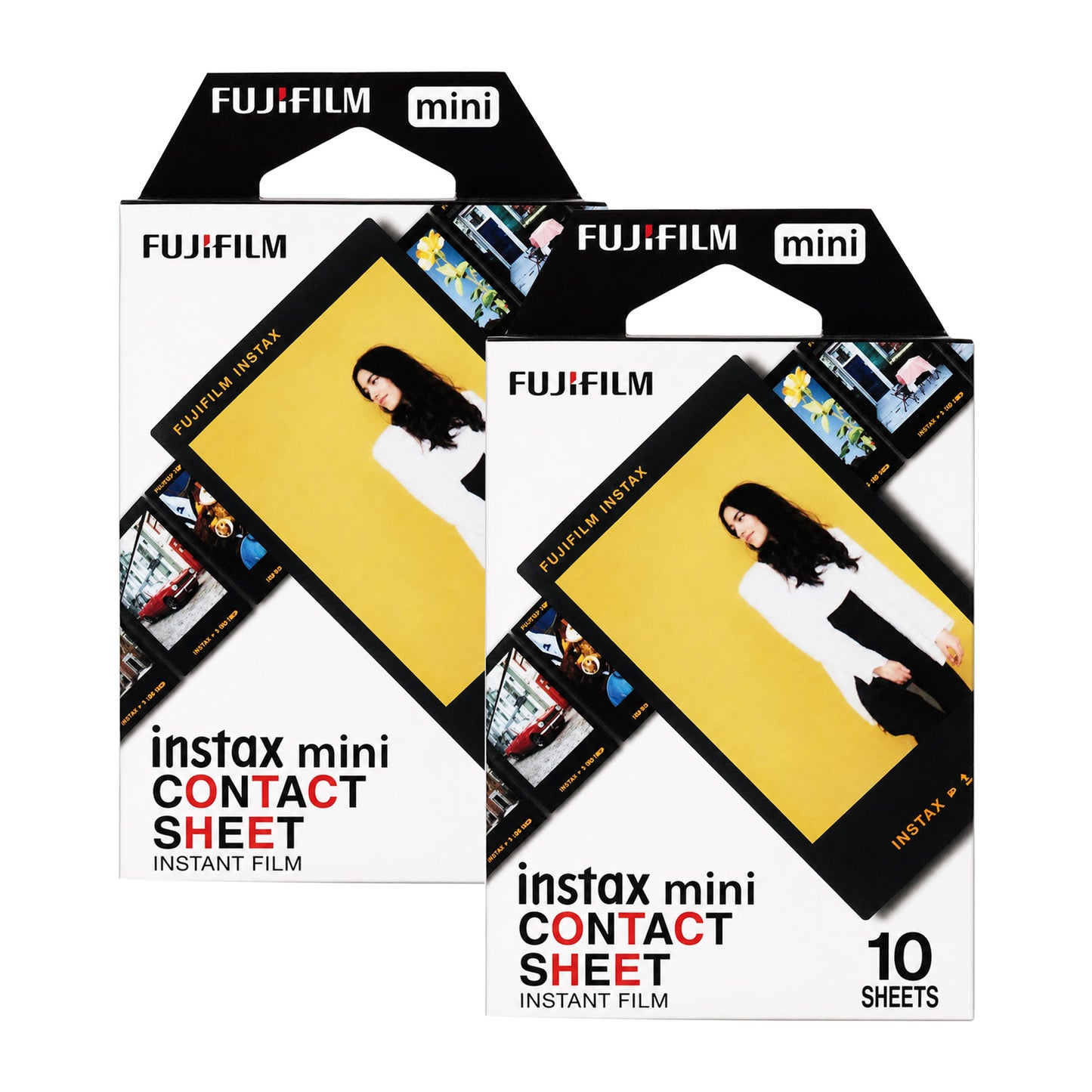Fujifilm INSTAX Mini Contact Sheet Instant Film - 10 Exposures - 2 Pack