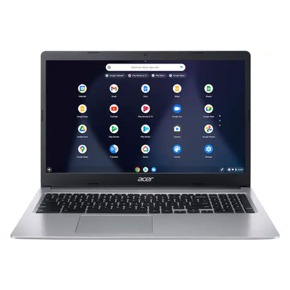 Acer Chromebook 315 15.6" HD Laptop - Intel Celeron N4000, 4GB LPDDR4, 32GB eMMC (Pure Silver)