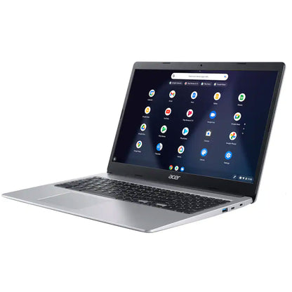 Acer Chromebook 315 15.6" HD Laptop - Intel Celeron N4000, 4GB LPDDR4, 32GB eMMC (Pure Silver)