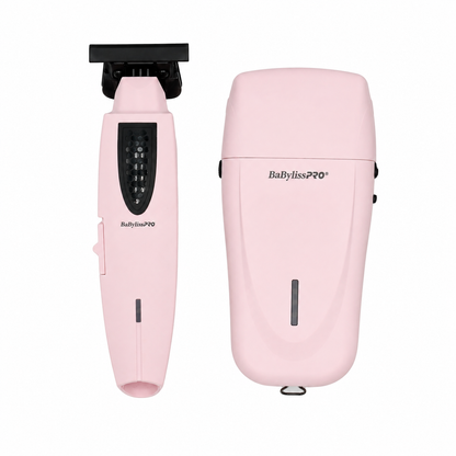 Babyliss Pro LithiumFX+ Limited Edition Trimmer & Double-Foil Shaver Set (Pink) FX73FSTPKMP