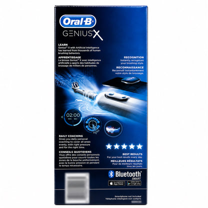 Oral-B Genius X Limited Rechargeable Electric Toothbrush - AI Brushing Recognition (Orchid Purple)