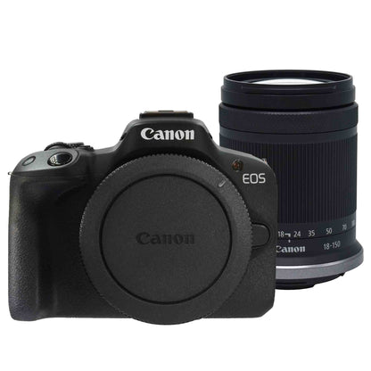 Canon EOS R50 Mirrorless Camera Body (Black) + Canon RF-S 18-150mm f/3.5-6.3 IS STM Lens