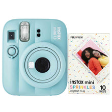 FUJIFILM INSTAX MINI 13 Instant Film Camera (Lagoon Green) + Instant Film (Sprinkles, 10 Exposures)