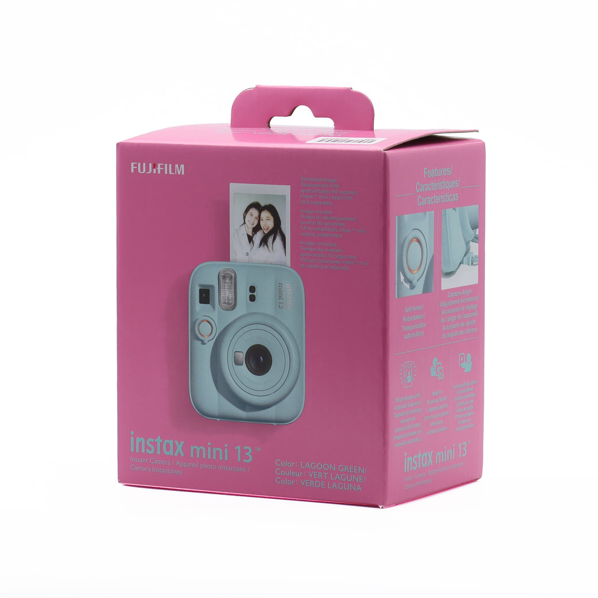 FUJIFILM INSTAX MINI 13 Instant Film Camera (Lagoon Green) + Instant Film (Sprinkles, 10 Exposures)