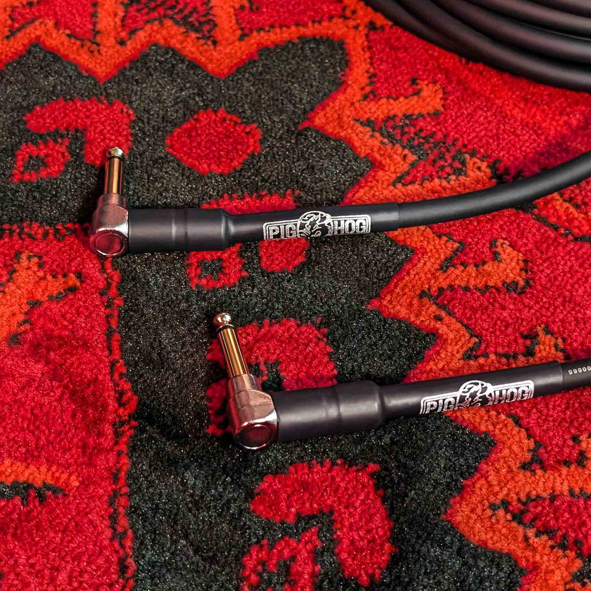 Pig Hog PH186RR 18.6ft Right-Angle to Right-Angle Instrument Cable