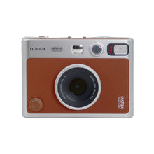 FUJIFILM INSTAX MINI EVO Hybrid Instant Camera (Brown) + SanDisk 32GB Ultra UHS-I microSDHC Memory Card with SD Adapter + Accessories Bundle