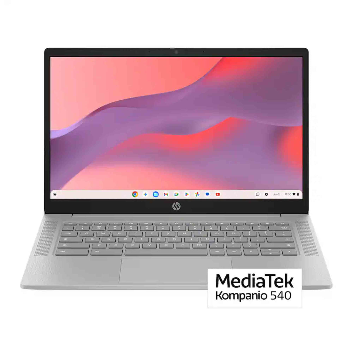HP 14" Chromebook HD Laptop - MediaTek Kompanio 540 - 4GB Memory, 64GB eMMC (Modern Gray)