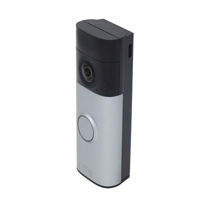 Ring Battery Doorbell 2K Plus with wide-angle video, 6x Enhanced Zoom (Nickel Silver)