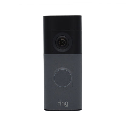 Ring Wired Doorbell 2K (newest model), Retinal 2K with wide-angle video, up to 6x Enhanced Zoom (Speckled Gray)