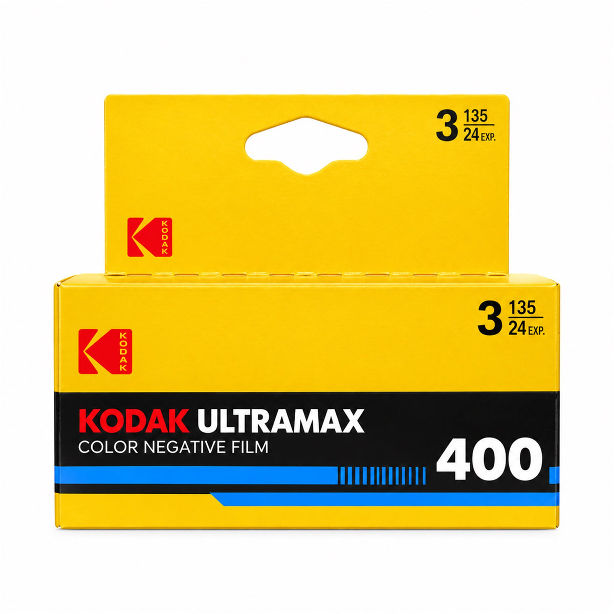 Kodak Eastman 400 35mm Color Negative Film, 24 Exposures - 3-Pack (x5)