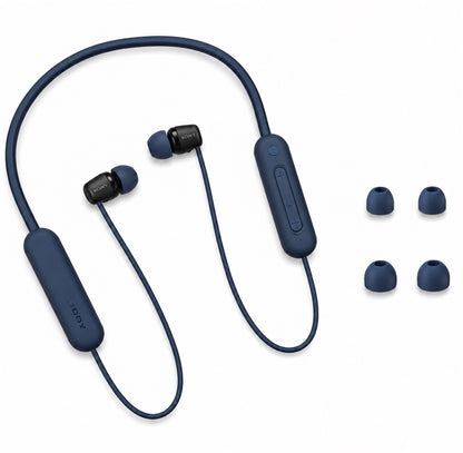 Sony WI-C100 Wireless Bluetooth In-Ear Headphones (Blue)