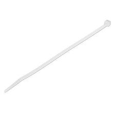 StarTech 100 Pack 8" White Large Nylon/Plastic Cable Ties TAA CBMZT8N