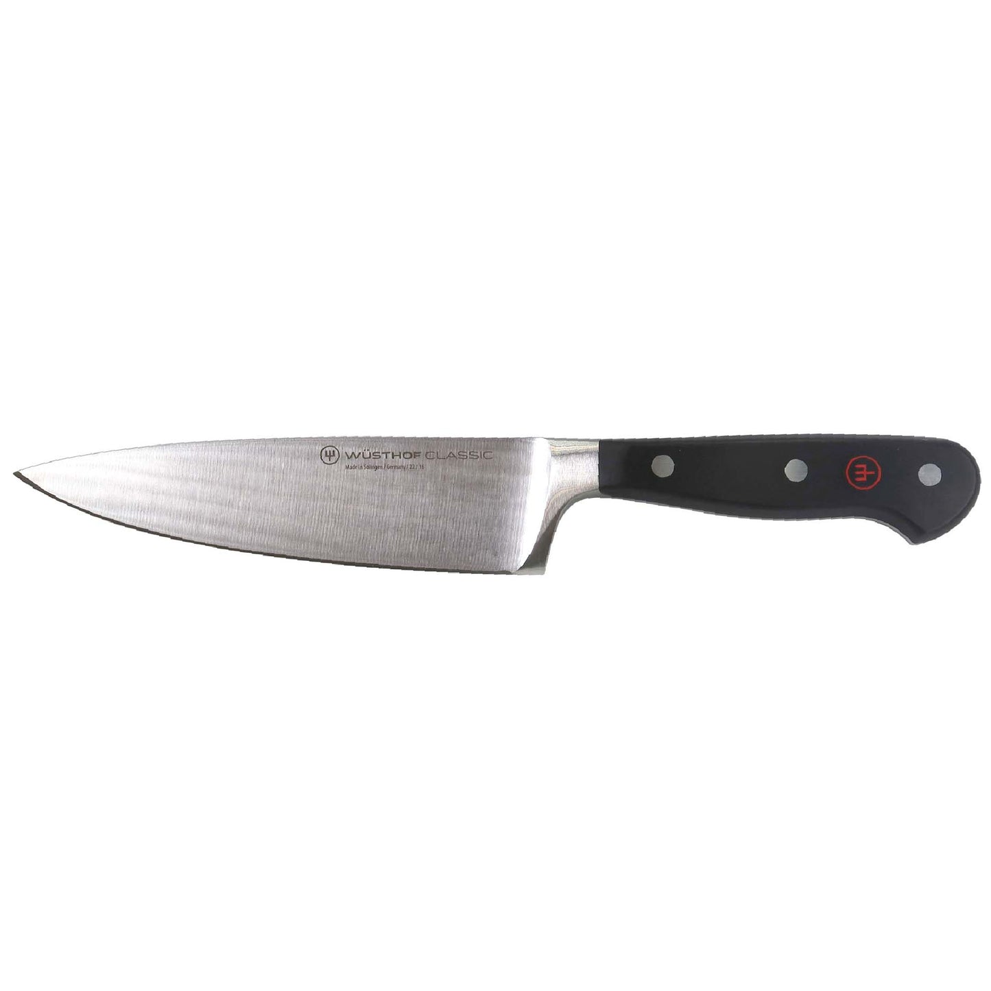 Wusthof Classic 7" Hollow Edge Santoku Kitchen Knife with Classic 6" Chef's Knife