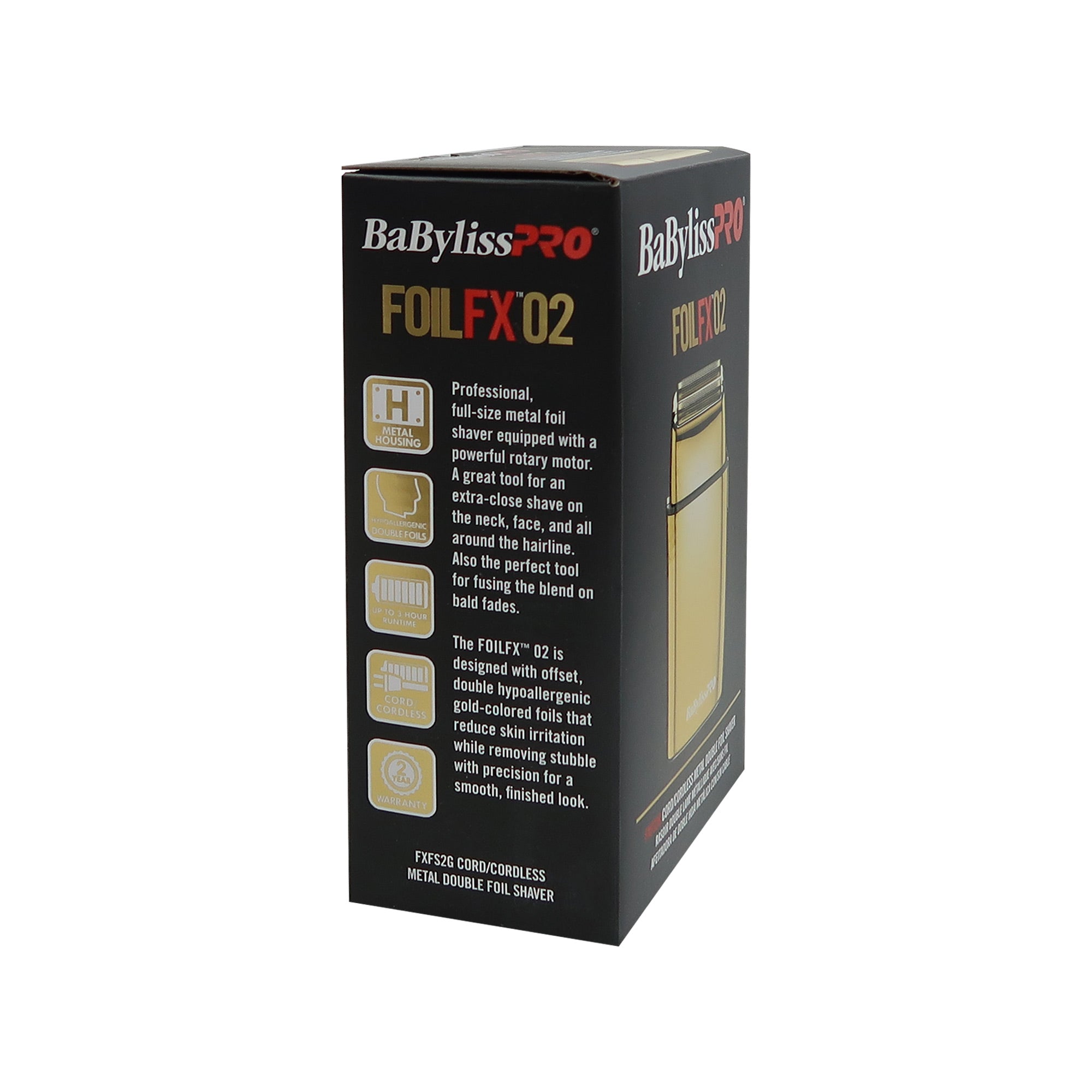 Babyliss Pro Foil FX02 FXFS2G Cord / Cordless Metal Double Foil