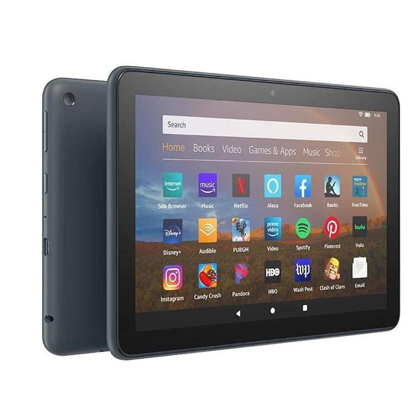 Amazon Fire HD 8 Plus Tablet - 8" WXGA - Quad-core (4 Core) 2 GHz - 3 GB RAM - 32 GB Storage - Black - microSD Supported - 1280 x 800 - 2 Megapixel Front Camera - 12 Hours Maximum Battery Run Tim