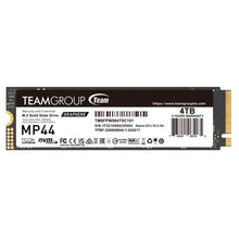 Team Group MP44 M.2 2280 4TB PCIe 4.0 x4 with NVMe Laptop & Desktop & NUC & NAS Internal Solid State Drive (SSD), (R/W Speed up to 7,400/6,900MB/s) TM8FPW004T0C101