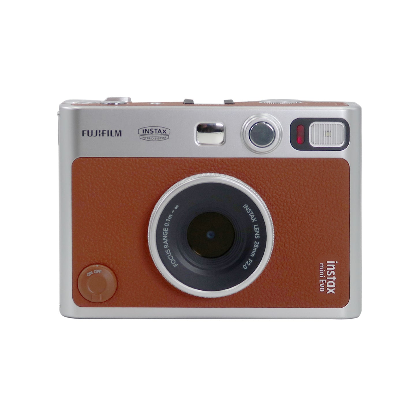 FUJIFILM INSTAX MINI EVO Hybrid Instant Camera (Brown)