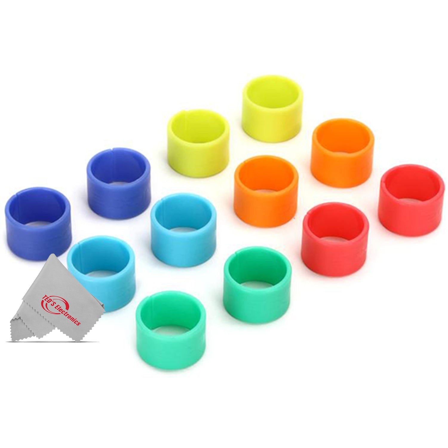 Zoom XLR-6c Color ID Rings for Microphone Cables (6 Pairs) – Teds ...